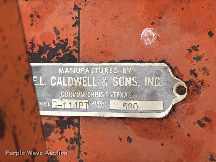 image for item EI7719 Caldwell G-114Pt rotary mower