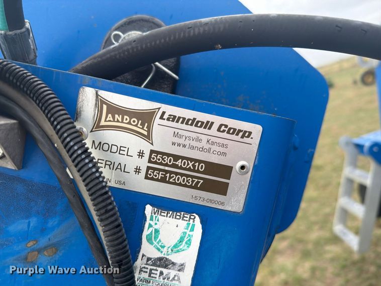image for item EI7722 Landoll 5530-40x10 no-till grain drill