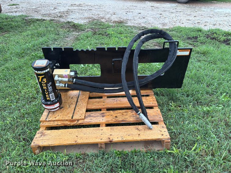 image for item EP7848 Danuser T3 skid steer post driver