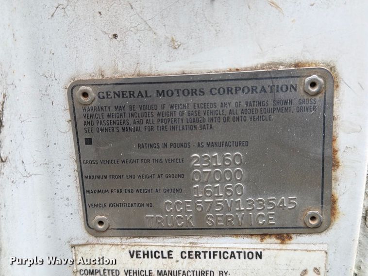 image for item EP7864 1975 Chevrolet C65 grain truck