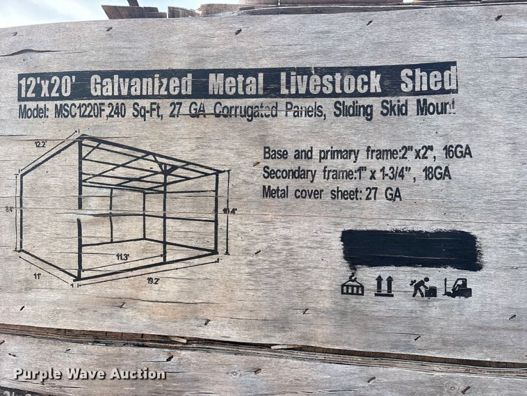 image for item ES8028 (4) 2024 Pioneer Valley MSC1220F livestock sheds