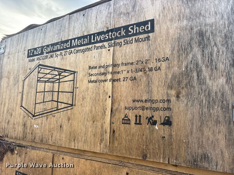 image for item ES8031 (4) 2024 Pioneer Valley MSC1220F livestock sheds