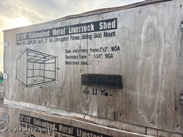 image for item ES8032 (4) 2024 Pioneer Valley MSC1220F livestock sheds