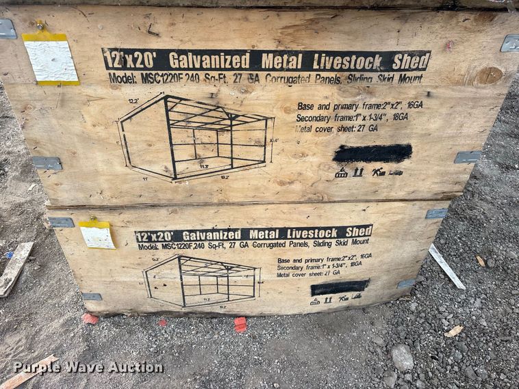 image for item ES8033 (4) 2024 Pioneer Valley MSC1220F livestock sheds