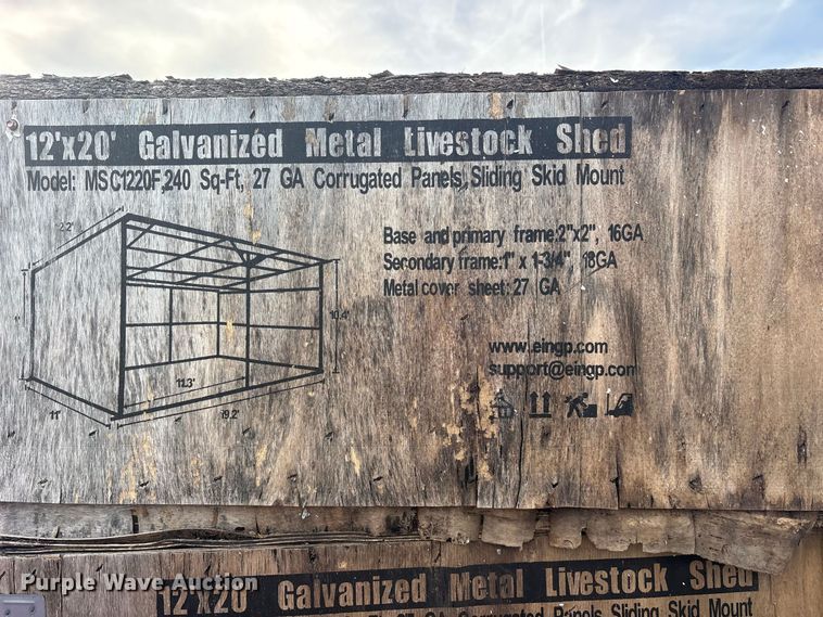 image for item ES8037 (4) 2024 Pioneer Valley MSC1220F livestock sheds