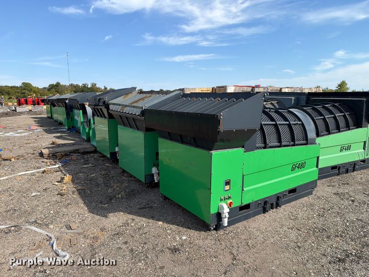 image for item EU1531 (12) Erie Industries GF480 trommel screens
