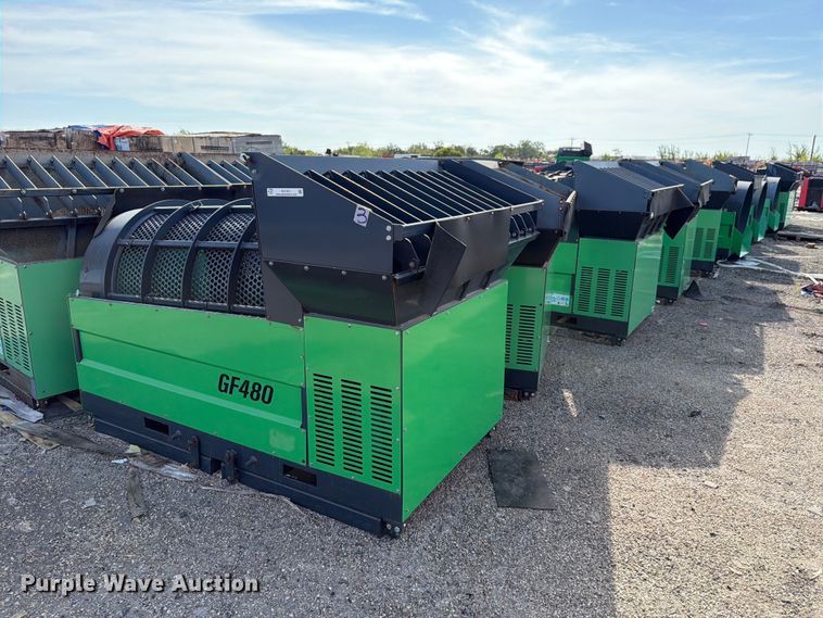 image for item EU1531 (12) Erie Industries GF480 trommel screens