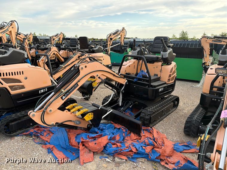 image for item EU1554 2024 Erie Industries EM15 mini excavator