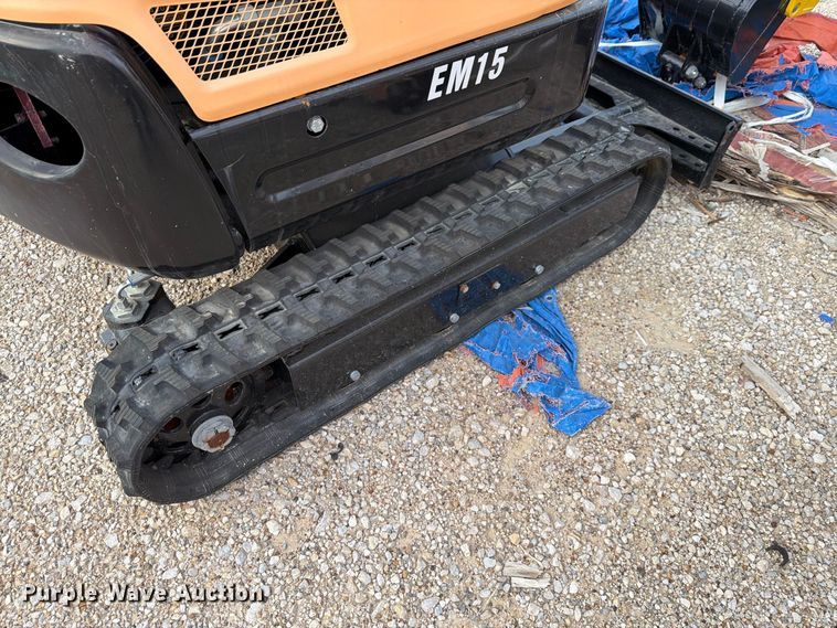 image for item EU1554 2024 Erie Industries EM15 mini excavator