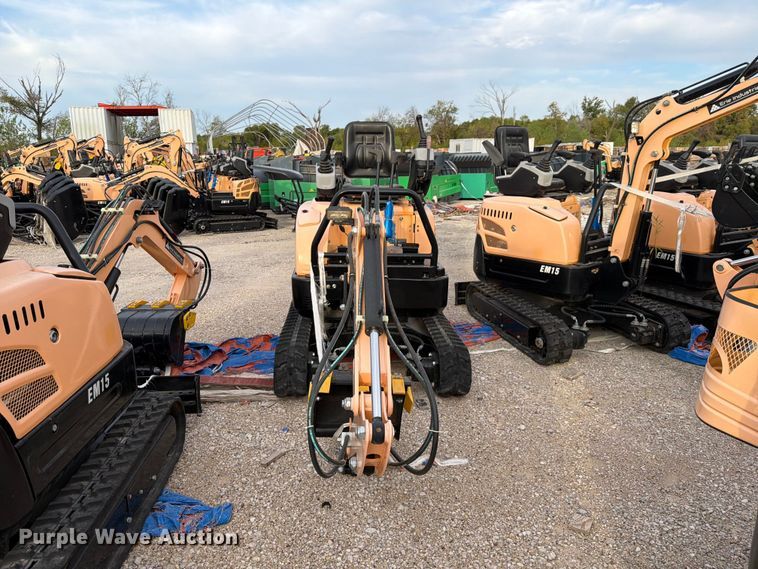 image for item EU1555 2024 Erie Industries EM15 mini excavator