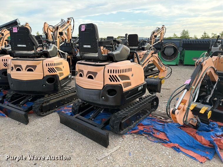 image for item EU1555 2024 Erie Industries EM15 mini excavator