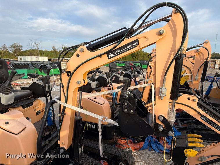 image for item EU1556 2024 Erie Industries EM15 mini excavator