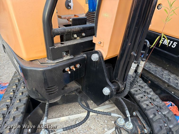 image for item EU1556 2024 Erie Industries EM15 mini excavator