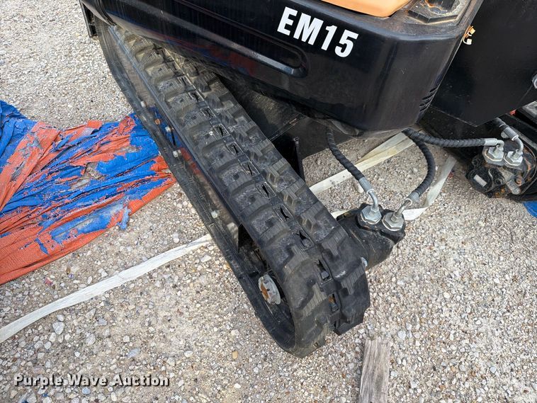 image for item EU1556 2024 Erie Industries EM15 mini excavator
