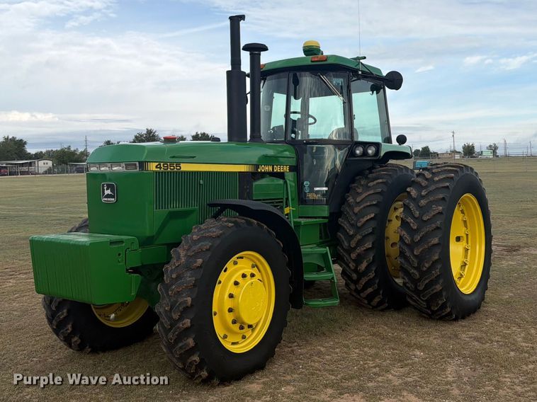 1989 John Deere 4955 MFWD tractor