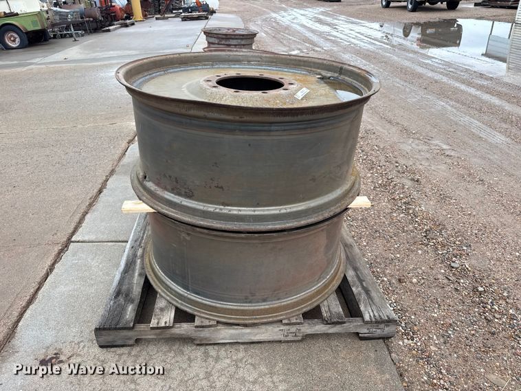 image for item EW4379 (2) John Deere combine wheels