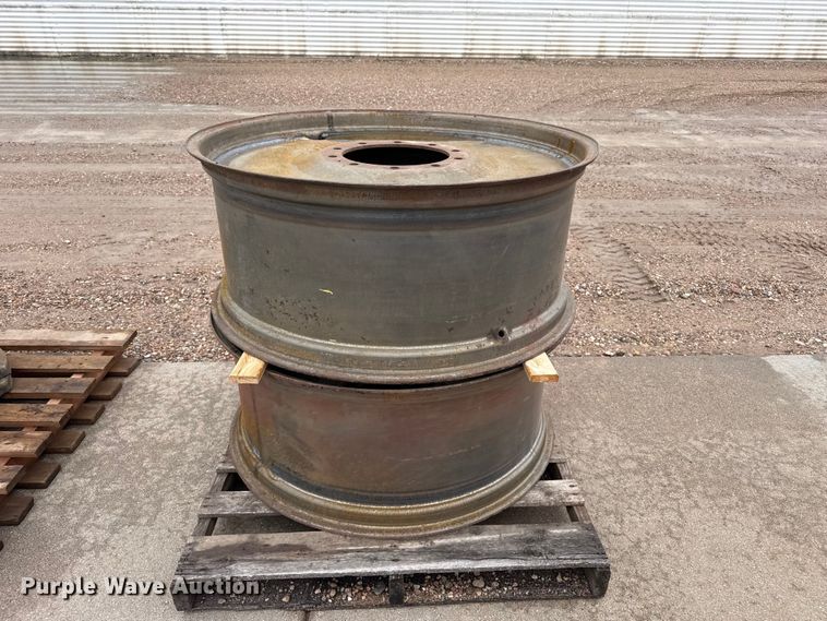 image for item EW4379 (2) John Deere combine wheels
