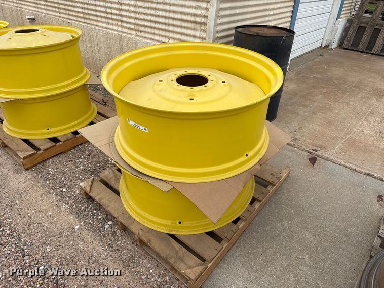 (2) John Deere wheels