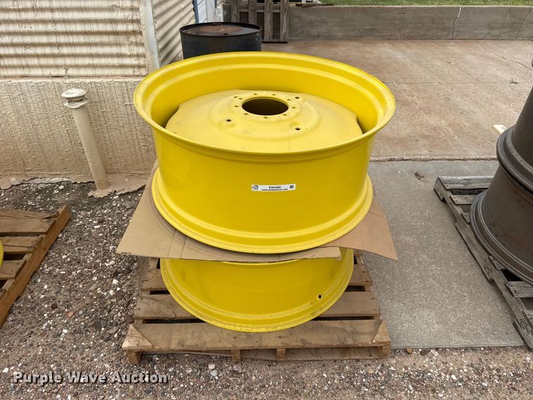 image for item EW4380 (2) John Deere wheels