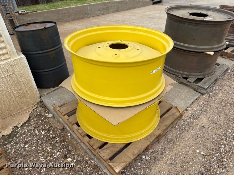 image for item EW4380 (2) John Deere wheels