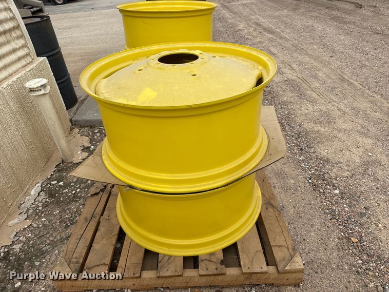 image for item EW4381 (2) John Deere wheels