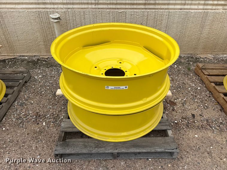 image for item EW4382 (2) John Deere wheels