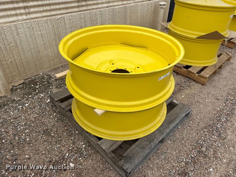 image for item EW4382 (2) John Deere wheels