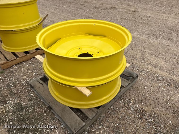 image for item EW4382 (2) John Deere wheels