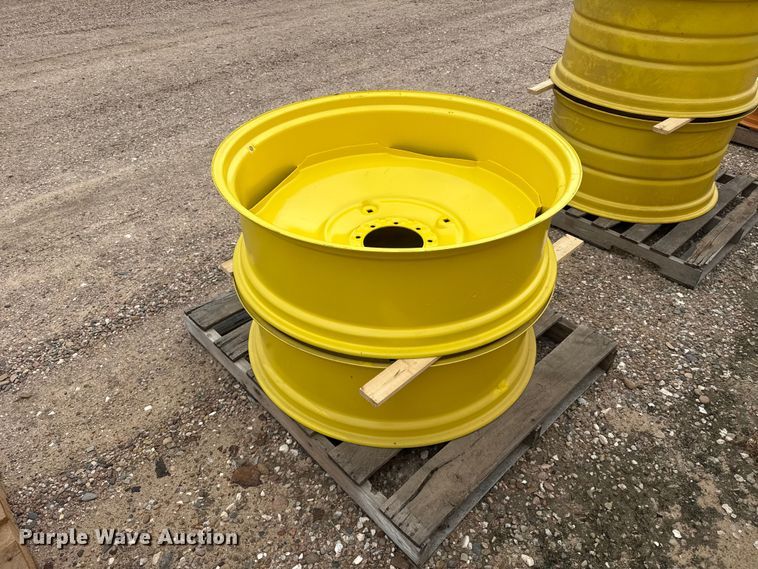 image for item EW4382 (2) John Deere wheels