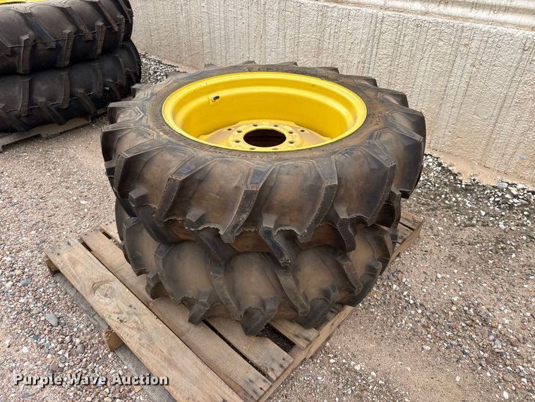 (2) 11.2-24 tires and wheels