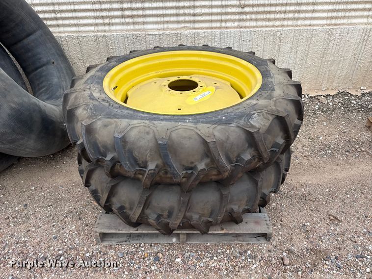 image for item EW4387 (2) 13.6-36 tires and wheels