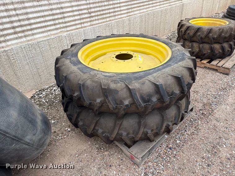 image for item EW4387 (2) 13.6-36 tires and wheels
