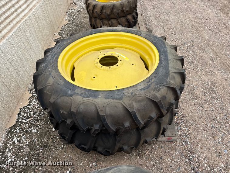 image for item EW4387 (2) 13.6-36 tires and wheels