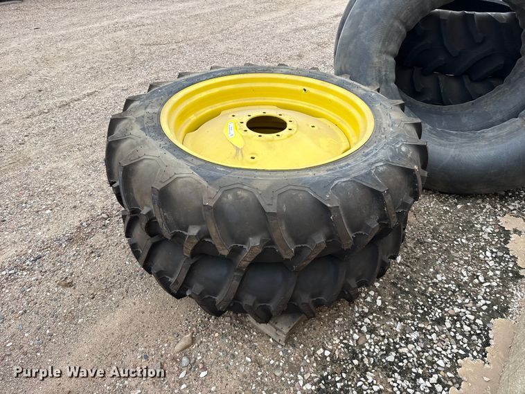 image for item EW4387 (2) 13.6-36 tires and wheels