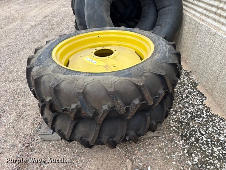 image for item EW4387 (2) 13.6-36 tires and wheels