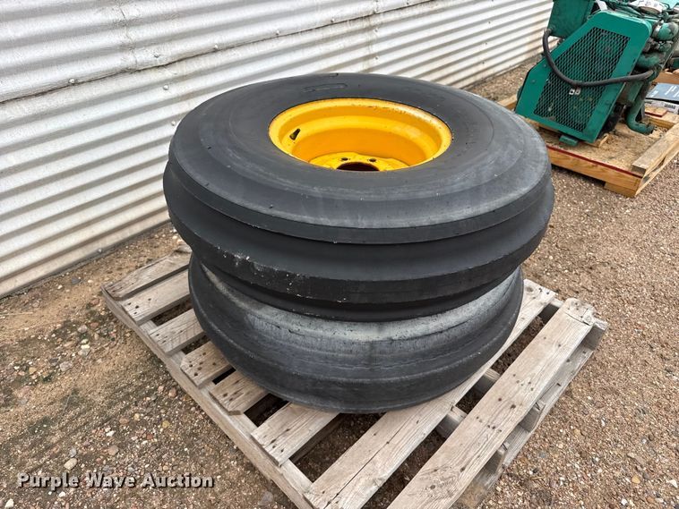 image for item EW4395 (2) 11.00-16 tires and wheels