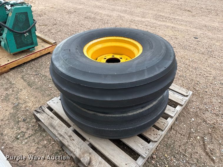 image for item EW4395 (2) 11.00-16 tires and wheels