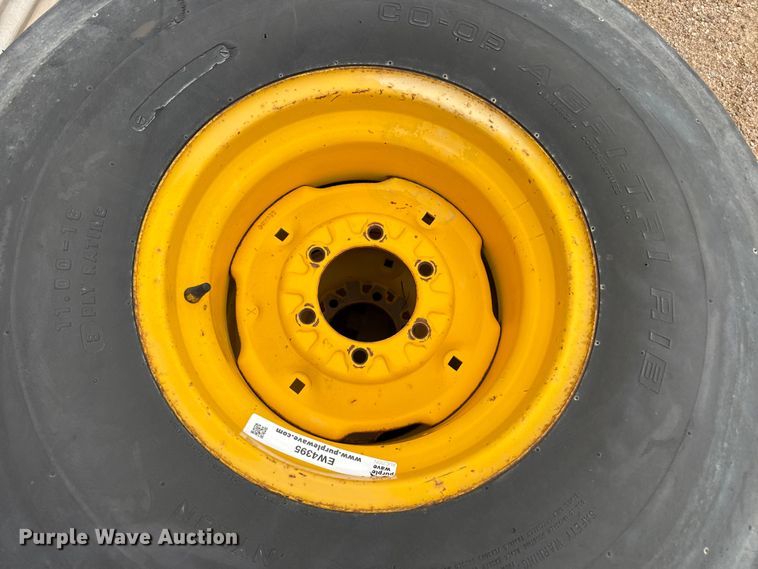image for item EW4395 (2) 11.00-16 tires and wheels
