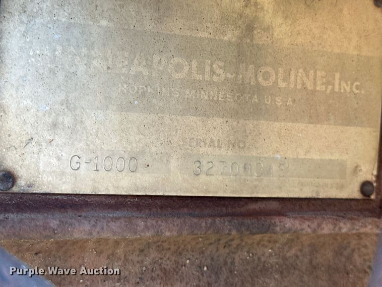 image for item EW4407 1966 Minneapolis Moline G-1000 tractor