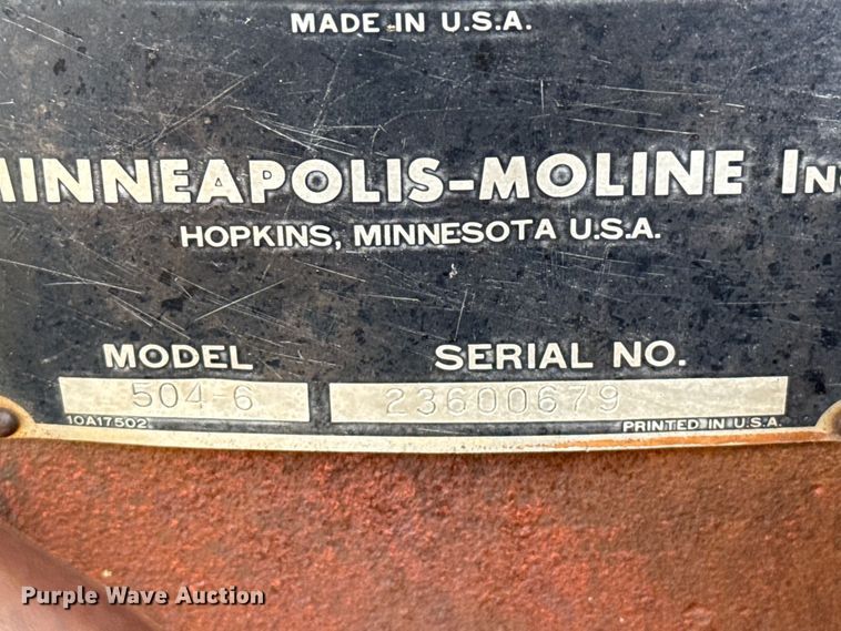 image for item EW4411 Minneapolis Moline G705 tractor