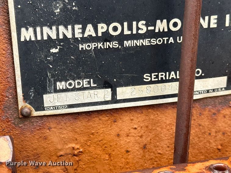 image for item EW4421 1963 Minneapolis Moline Jet Star 2 tractor