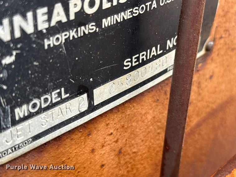 image for item EW4421 1963 Minneapolis Moline Jet Star 2 tractor