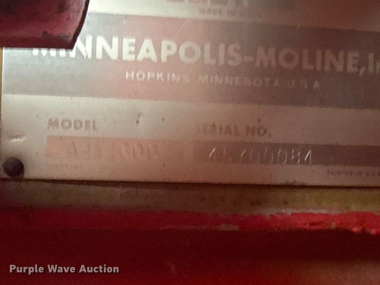 image for item EW4426 Minneapolis Moline A4T-1600 4WD tractor