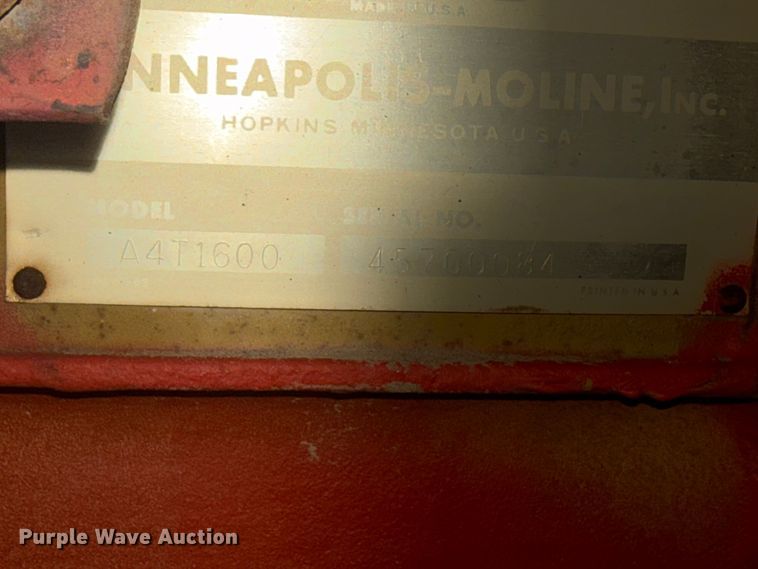 image for item EW4426 Minneapolis Moline A4T-1600 4WD tractor