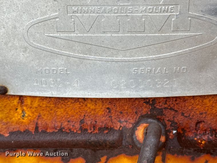 image for item EW4429 1958 Minneapolis Moline GB tractor