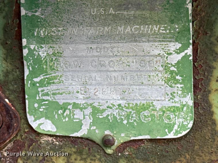 image for item EW4436 Oliver Row Crop 88 tractor