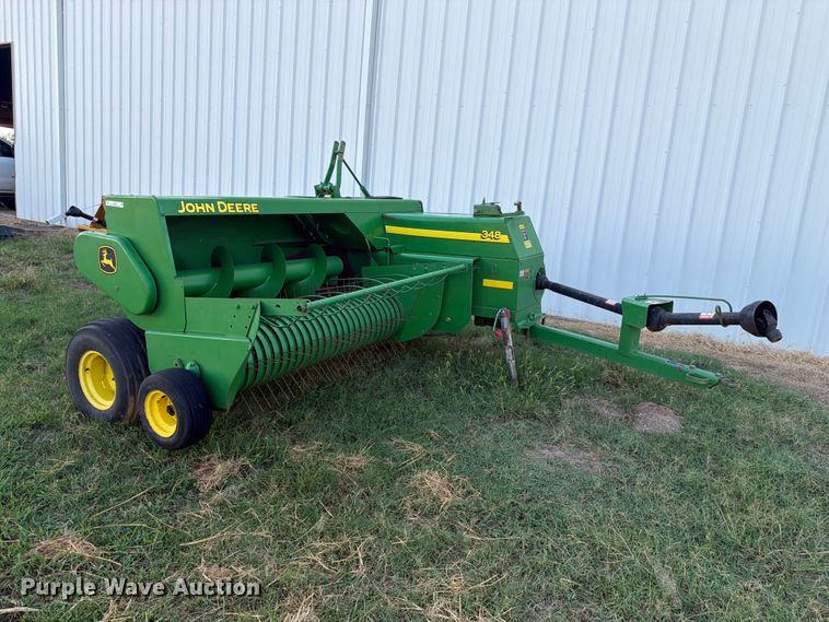 image for item EX0526 John Deere 348 small square baler