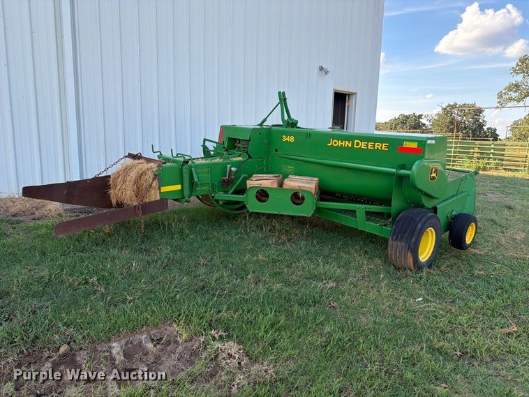 image for item EX0526 John Deere 348 small square baler