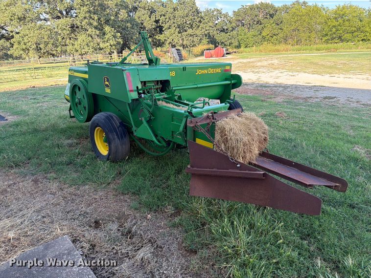 image for item EX0526 John Deere 348 small square baler