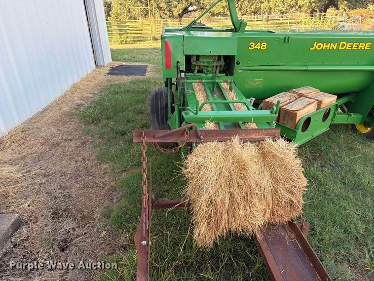 image for item EX0526 John Deere 348 small square baler